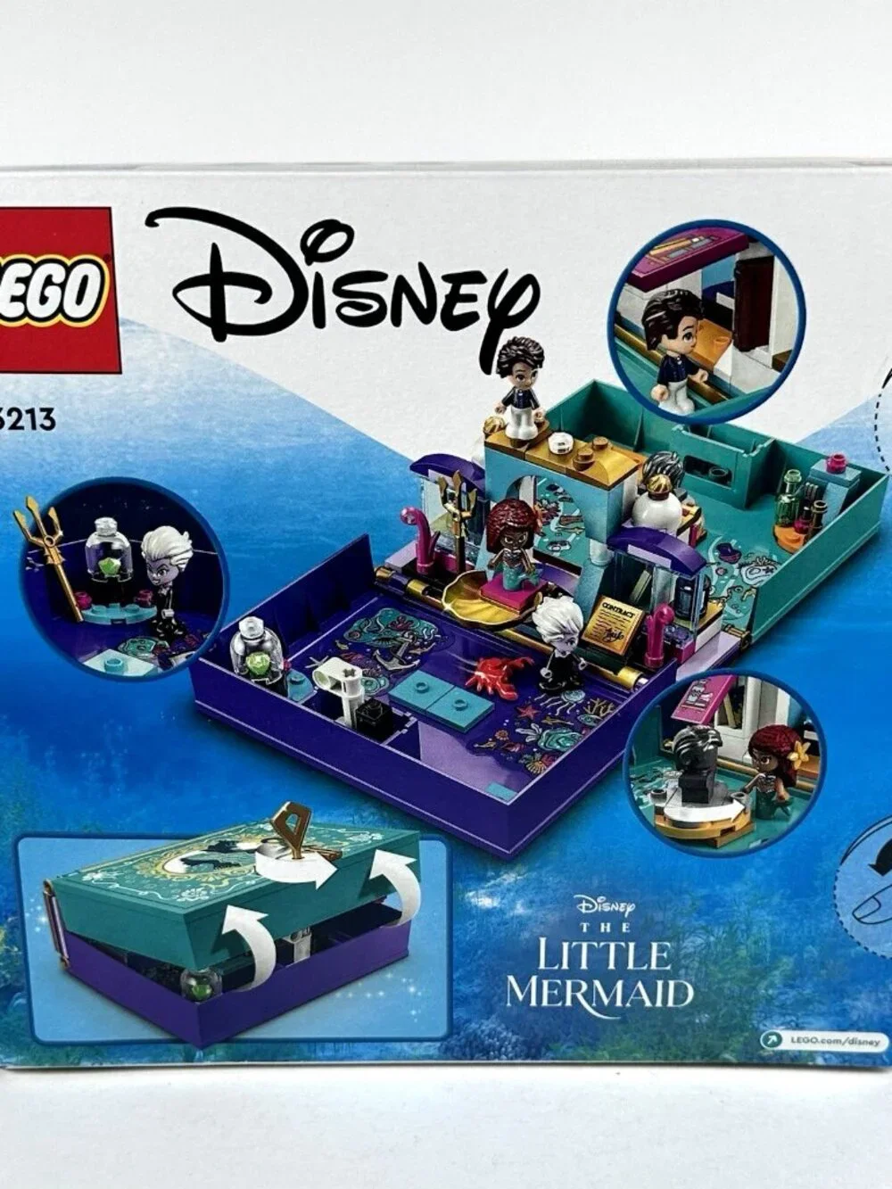 LEGO Disney Little Mermaid Story Book Set 43213 New Sealed